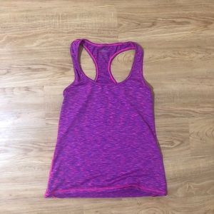 Pink/purple workout top